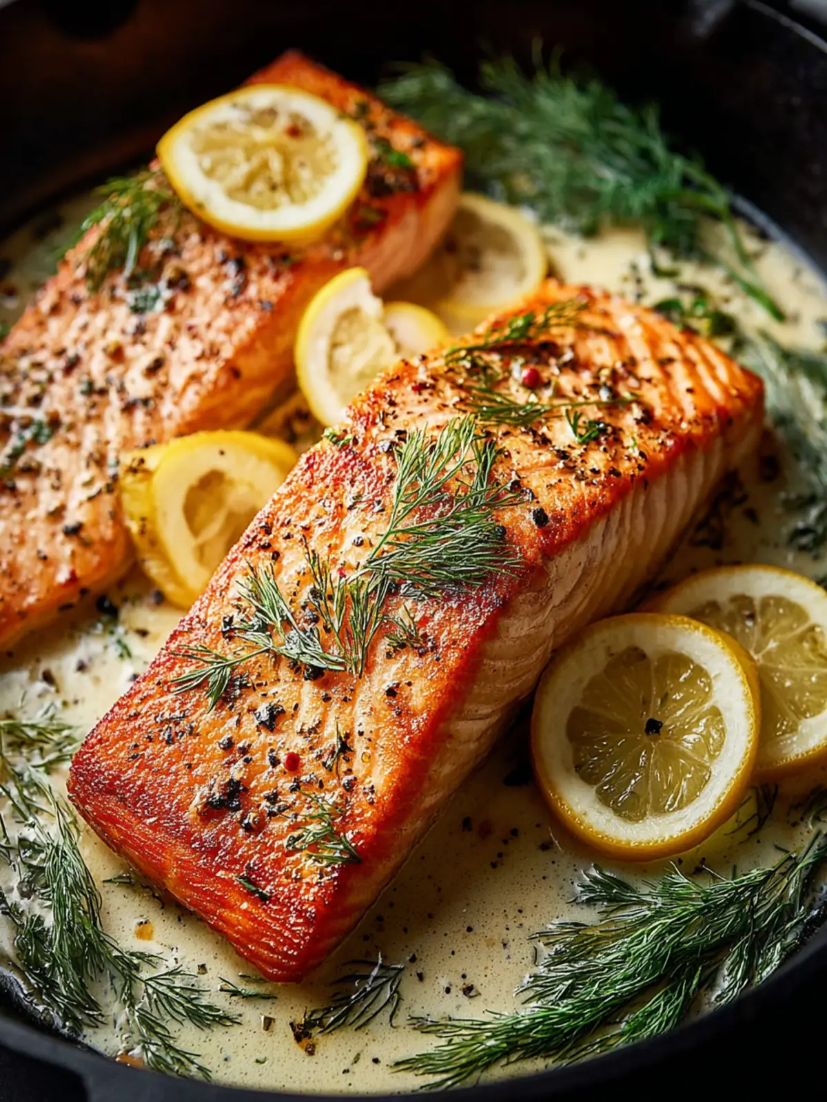 Pan Seared Lemon Dill Salmon: Fresh and Flavorful Delight First Image