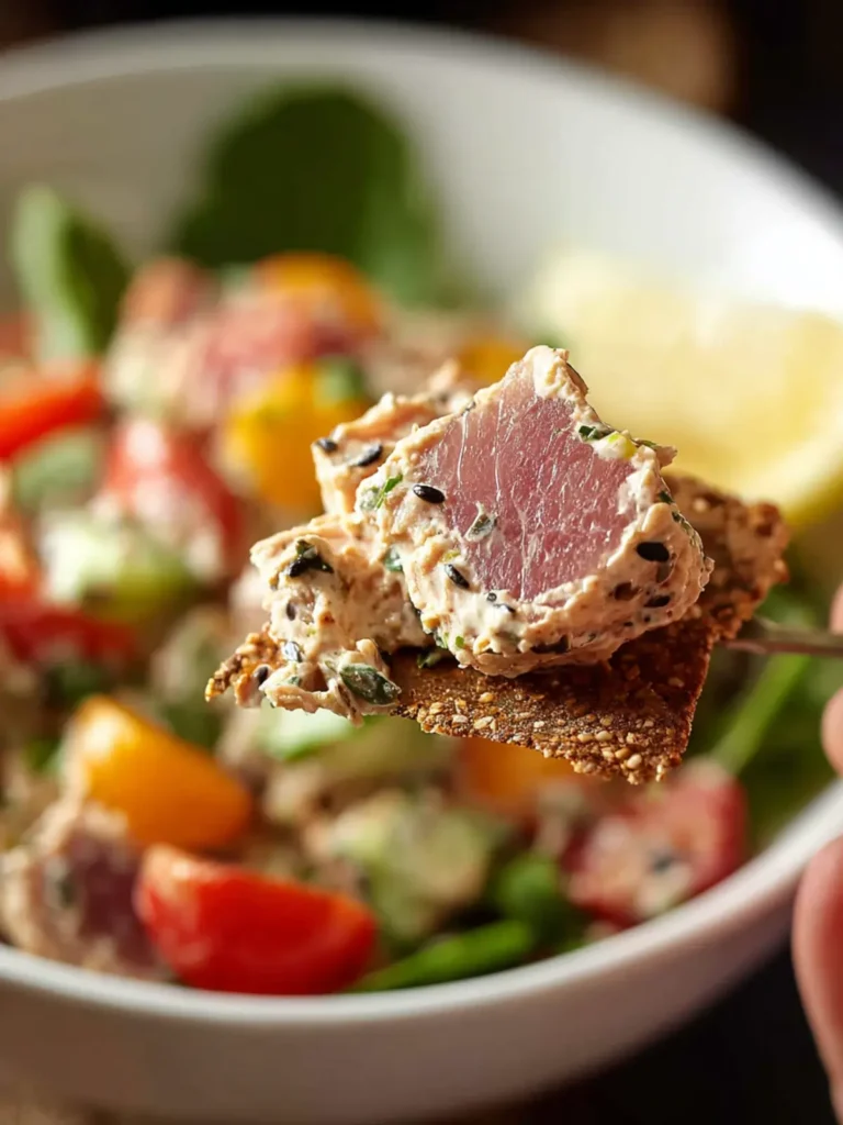 Quick Mediterranean Tuna Salad with No Mayo (Healthy) First Image