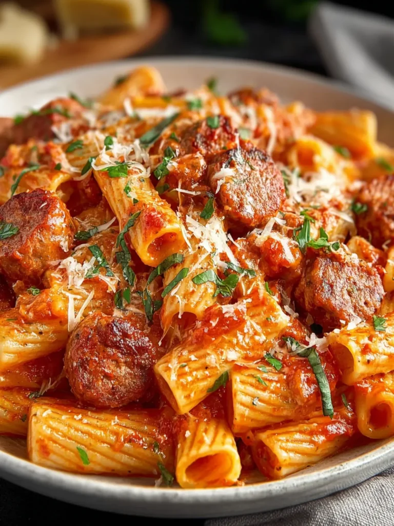 Sausage and Pasta Recipes: Comforting and Flavorful Delights First Image
