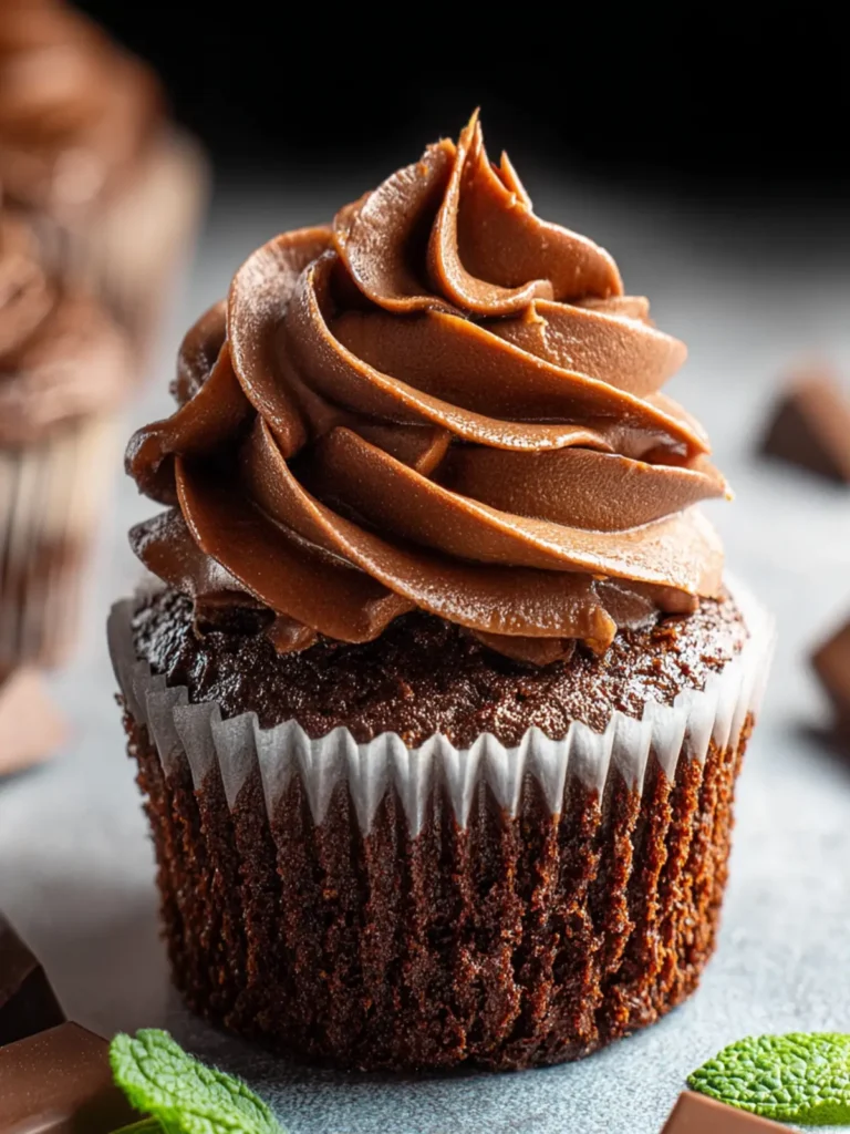 Best Chocolate Cupcakes {Soft and Moist} First Image