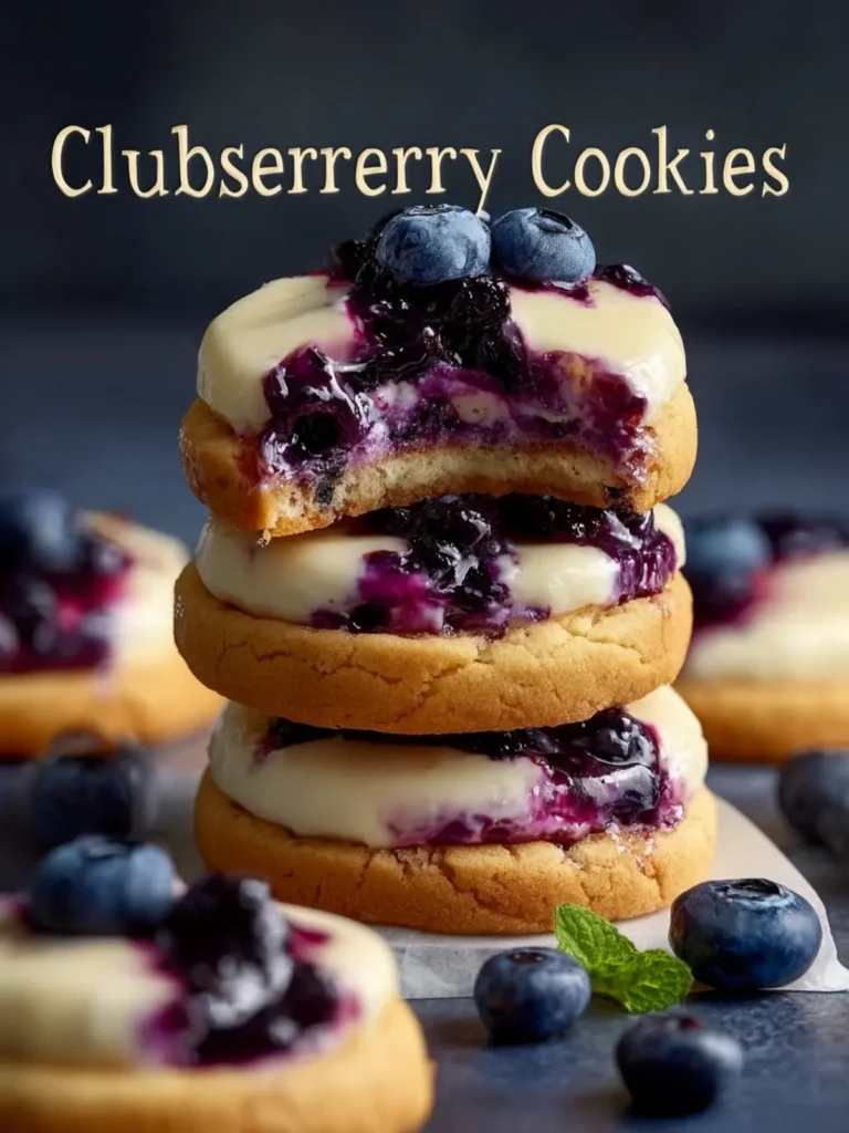 Blueberry Cheesecake Cookies First Image