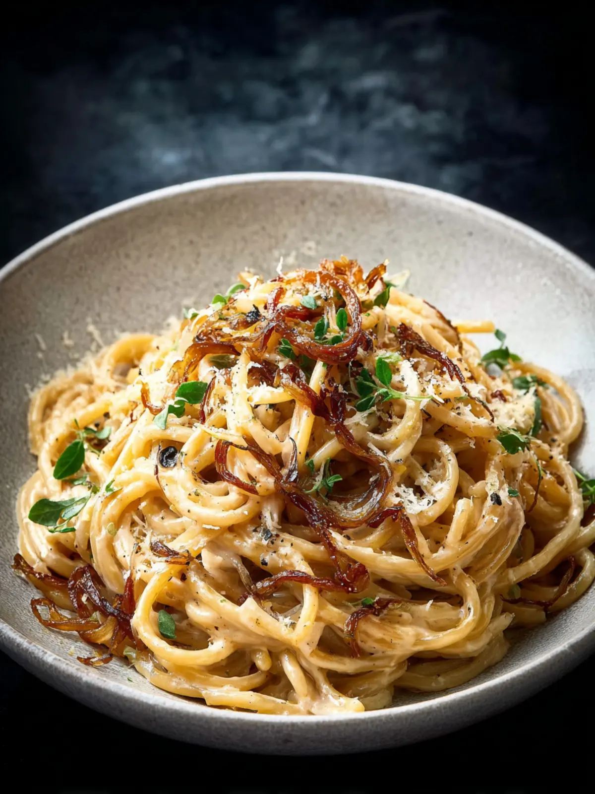 Caramelized Onion Pasta First Image