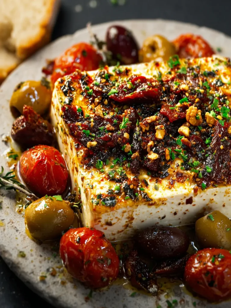 Easy Baked Feta Appetizer First Image