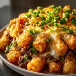 Philly Cheesesteak Tater Tot Bake First Image
