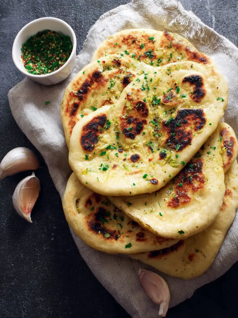 2 ingredient garlic naan First Image
