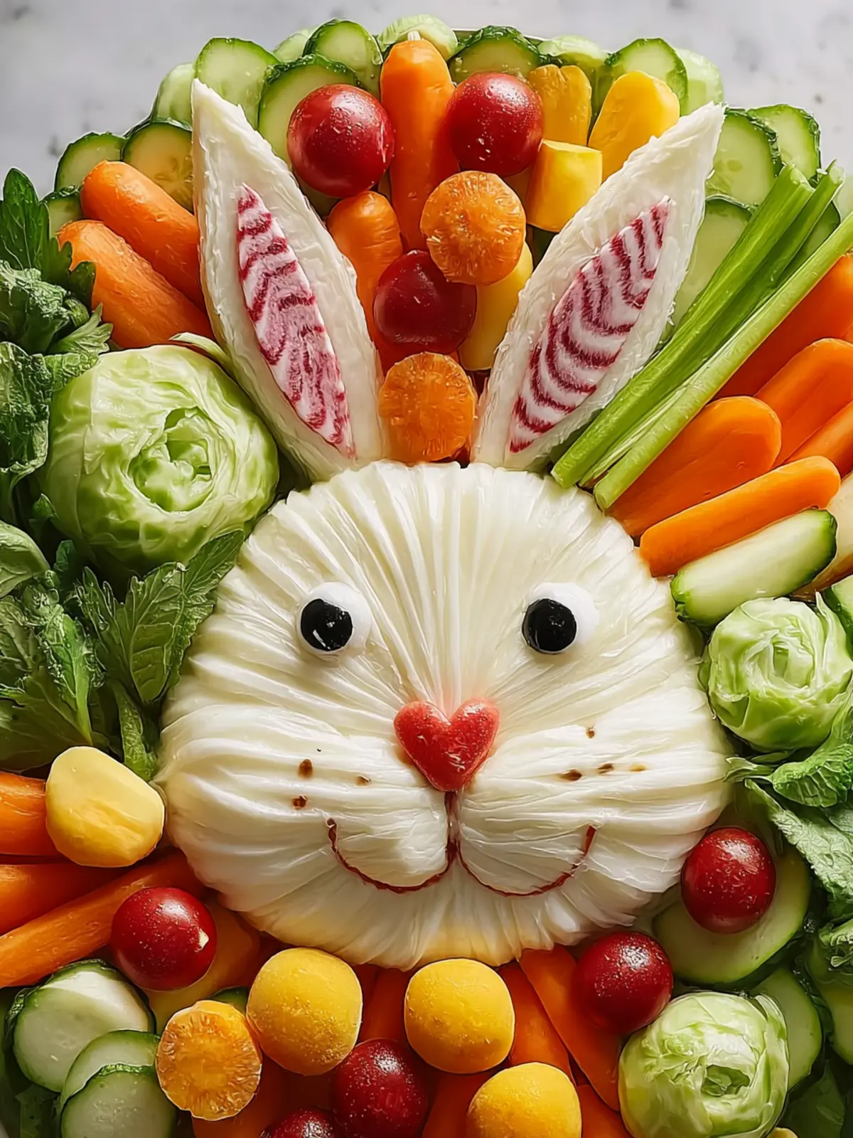 Easter Bunny Veggie Tray First Image