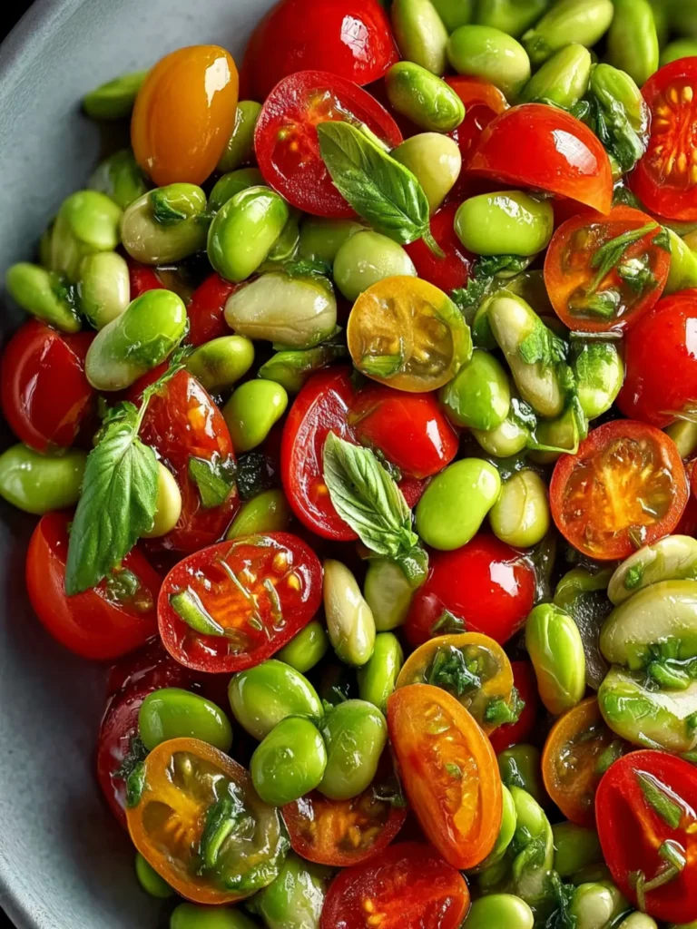 Fava Bean Tomato Salad First Image