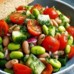 Mediterranean Fava Bean Salad First Image