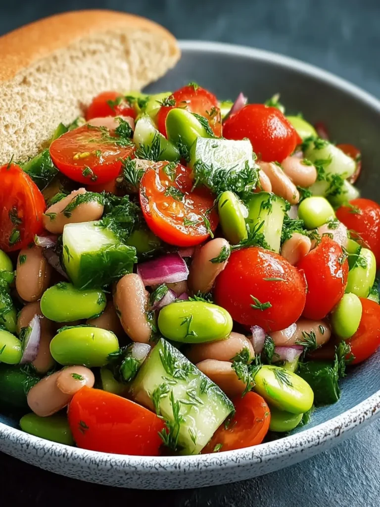 Mediterranean Fava Bean Salad First Image