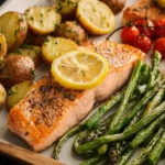 Sheet Pan Salmon First Image