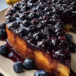 blueberry lemon upside down cake First Image