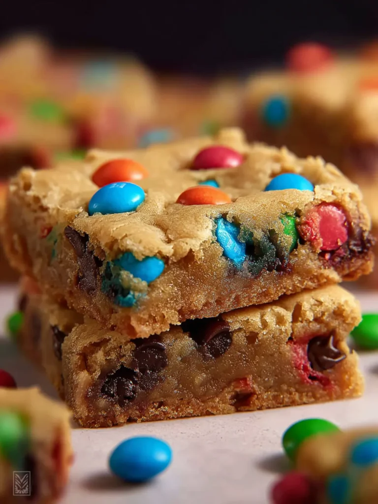m&m cookie bars First Image