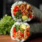 spicy tunacado sushi burrito First Image